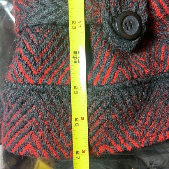 BB Dakota Wool Aztec Western Herringbone Coat Jacket - Picture 9 of 13